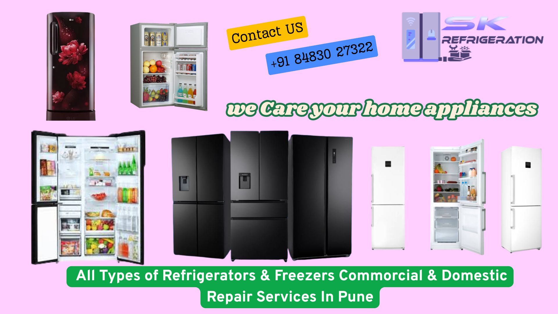 SK Banner refrigerator